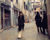 约翰 辛格 萨金特 : Street in Venice